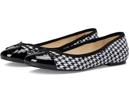 Туфли на плоской подошве Nine West Prosep, цвет Black/White Houndstooth Multi