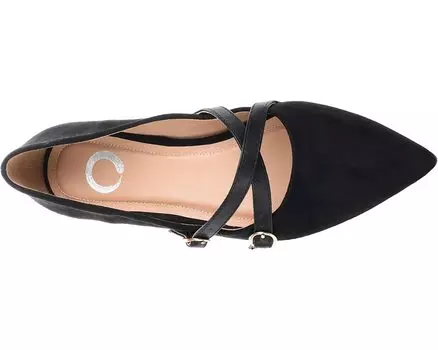 Туфли на плоской подошве Patricia Flat Journee Collection, черный