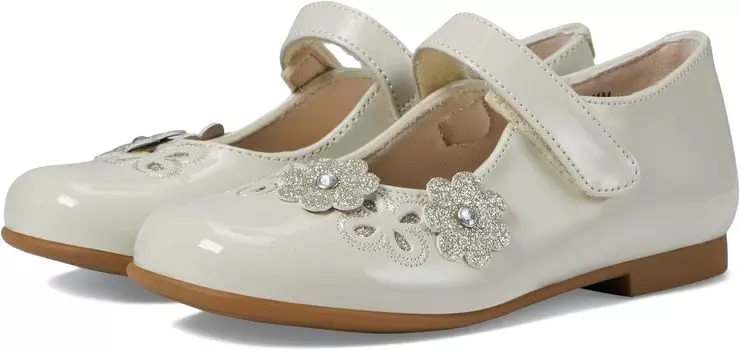Туфли на плоской подошве Rachel Shoes Lil Primrose, цвет Bone Patent
