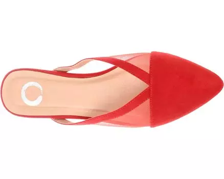 Туфли на плоской подошве Reeo Mule Journee Collection, красный