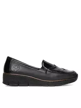 Туфли на плоской подошве Rieker 53785-00, черный