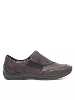 Туфли на плоской подошве Rieker, бордо