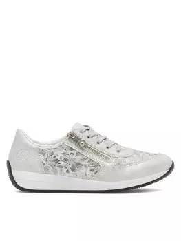 Туфли на плоской подошве Rieker N1112-80, серебряный