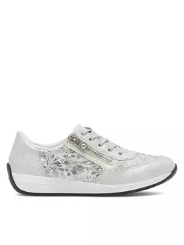 Туфли на плоской подошве Rieker, серебряный