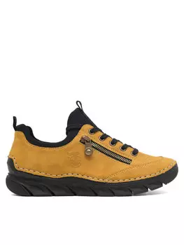 Туфли на плоской подошве Rieker, желтый