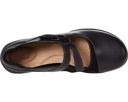 Туфли на плоской подошве Roseville Jane Clarks, черный