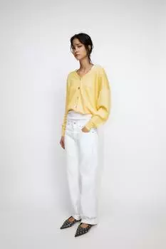 Туфли на плоской подошве с заклепками ZARA, серый