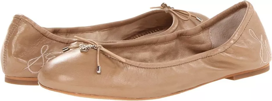 Туфли на плоской подошве Sam Edelman Felicia, цвет Nude Leather