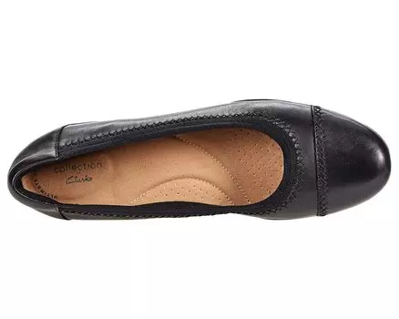 Туфли на плоской подошве Sara Bay Clarks, кожа