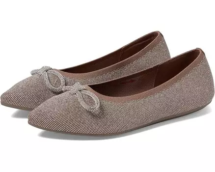 Туфли на плоской подошве SKECHERS Cleo Point - Glitzy Haze, цвет Mocha