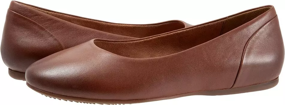 Туфли на плоской подошве SoftWalk Shiraz, цвет Cognac