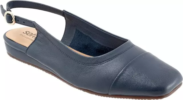 Туфли на плоской подошве SoftWalk Vittoria, темно-синий