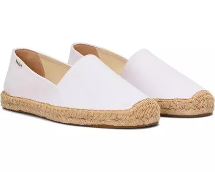 Туфли на плоской подошве Soludos Original Espadrille, цвет Oasis White
