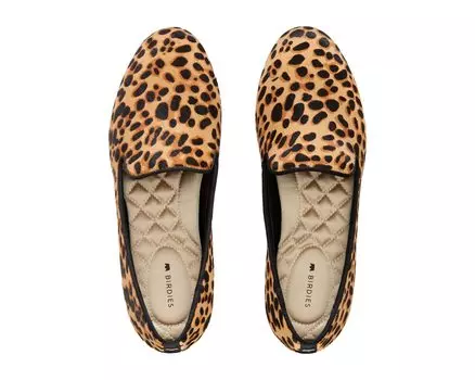 Туфли на плоской подошве Starling Haircalf Flat Birdies, теленок гепарда