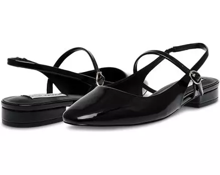 Туфли на плоской подошве Steve Madden Baskin, цвет Black Patent