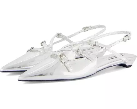 Туфли на плоской подошве Steve Madden Peony, серебряный