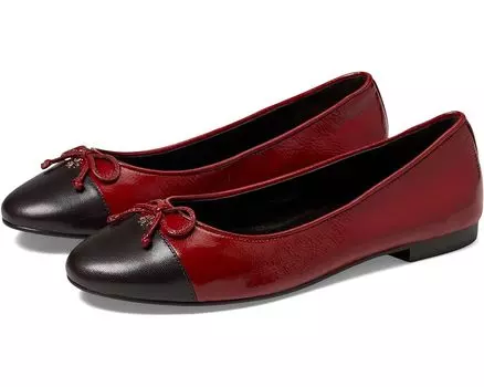 Туфли на плоской подошве Tory Burch Cap-Toe Ballet, цвет Brick Lane/Coco