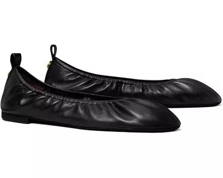 Туфли на плоской подошве Tory Burch Eddie Ballet 2.0, цвет Perfect Black