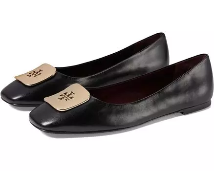 Туфли на плоской подошве Tory Burch Georgia Ballet, цвет Perfect Black 3