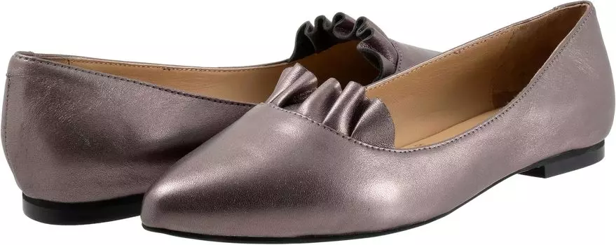 Туфли на плоской подошве Trotters Elsie, цвет Pewter