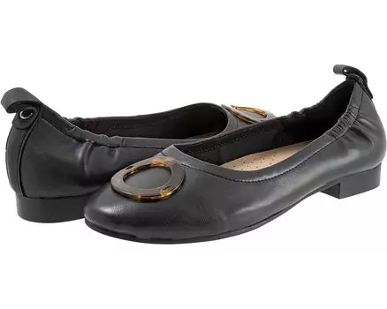 Туфли на плоской подошве Trotters Gia Ornament, черный