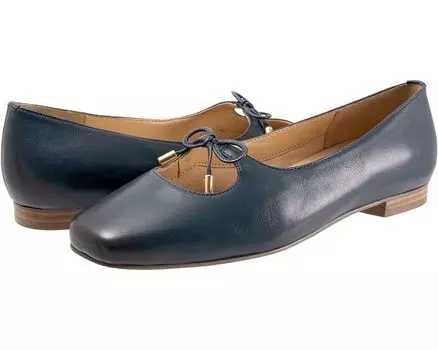 Туфли на плоской подошве Trotters Honesty, темно-синий