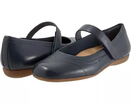 Туфли на плоской подошве Trotters Sherese, темно-синий