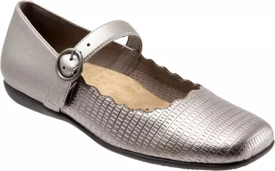 Туфли на плоской подошве Trotters Sugar, цвет Pewter