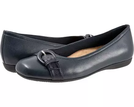 Туфли на плоской подошве Trotters Sylvia, темно-синий