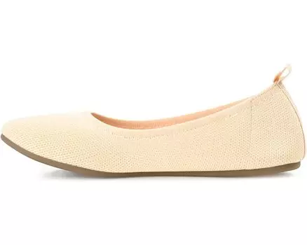 Туфли на плоской подошве Tru Comfort Foam Jersie Flat Journee Collection, кремовый