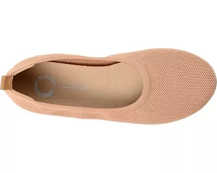 Туфли на плоской подошве Tru Comfort Foam Jersie Flat Journee Collection, тан