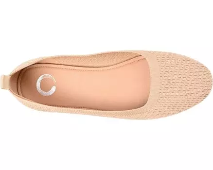 Туфли на плоской подошве Tru Comfort Foam Maryann Flat Journee Collection, обнаженная
