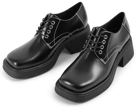 Туфли на плоской подошве Vagabond Shoemakers Dorah Leather Lace Up Oxford, черный