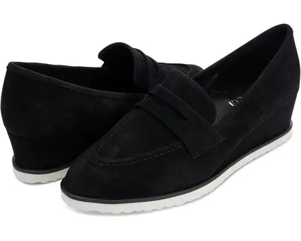 Туфли на плоской подошве Vaneli Devera, черный замшевый