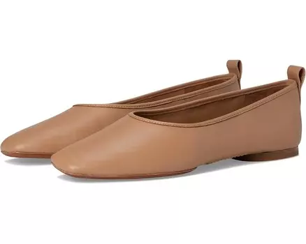 Туфли на плоской подошве Vince Vivian Slip-Ons, цвет Chai Tan Leather