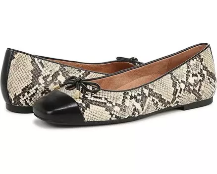 Туфли на плоской подошве VIONIC Klara Skimmers, цвет Ivory Multi Leather