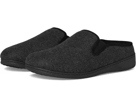 Туфли на плоской подошве VIONIC Munwind Mules, цвет Black Fabric