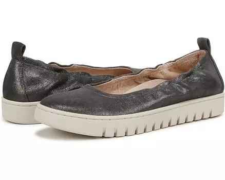 Туфли на плоской подошве VIONIC Uptown Ballet Slip-ons, цвет Polluted Silver Leather
