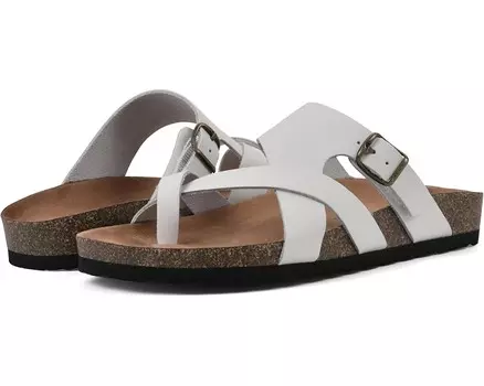 Туфли на плоской подошве White Mountain Graph, цвет White/Leather