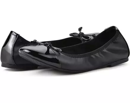 Туфли на плоской подошве White Mountain Sunnyside II, цвет Black/Black Patent