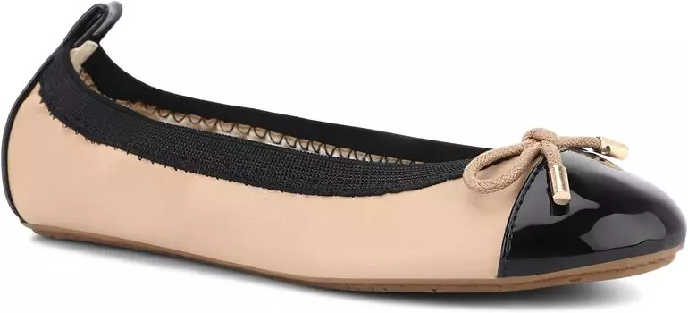 Туфли на плоской подошве Yosi Samra Miss Samantha, цвет Nude/Black