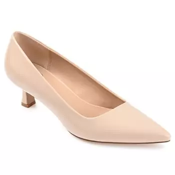 Туфли на широком каблуке Celica Journee, patent/nude