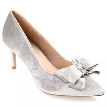 Туфли на широком каблуке Crystol Journee, grey