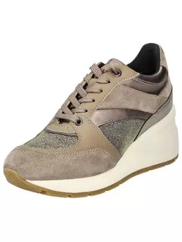 Туфли на шнурках GEOX Athletic Lace-Up Shoes, коричневый