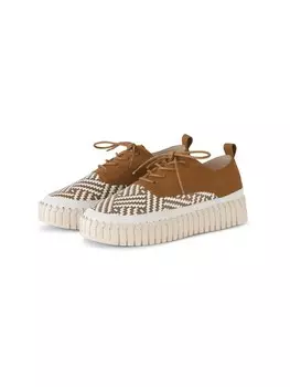 Туфли на шнурках ILSE JACOBSEN Lace-Up Shoes TULIP4094, цвет beige/cognac