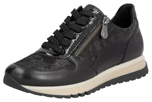 Туфли на шнурках Rieker Lace-Up Shoes, черный