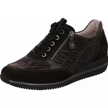Туфли на шнурках WALDLUFER Athletic Lace-Up Shoes, черный