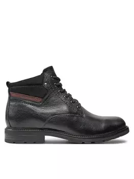 Туфли на шнуровке 9-16200-43 Caprice, черный