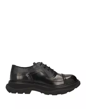 Туфли на шнуровке Alexander Mcqueen, черный