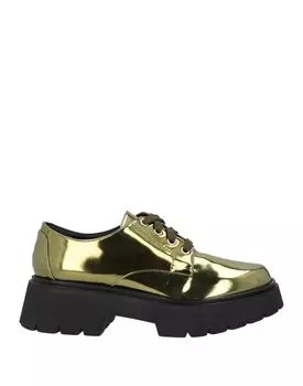 Туфли на шнуровке Baldinini, зеленый